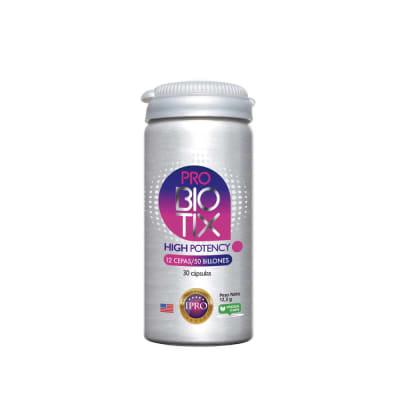 PRO BIOTIX HIGH POTENCY PROBIOTICO MULTICEPA 30 cápsulas