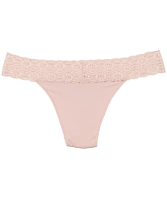 Bikini Microfibra Con Encaje Palo de Rosa