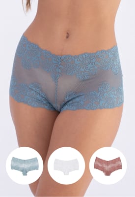 Pack x 3 Pantaleta Encaje