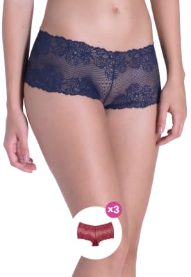 Pack x3  Pantaleta Encaje