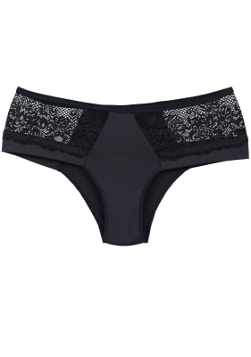 Bikini Microfibra Encaje Negro