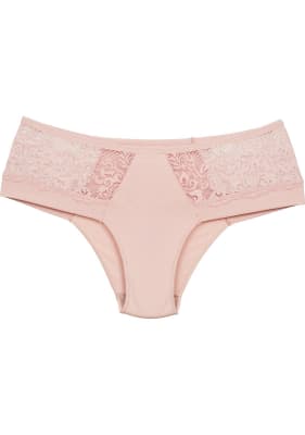 Bikini Microfibra Encaje Palo de Rosa