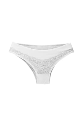 Calzón Para Embarazada Con Encaje Blanco