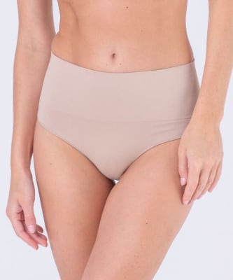Colaless post parto cintura alta con refuerzo en el abdomen sin costura