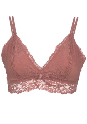 Bralette sin copas ni aros Granate