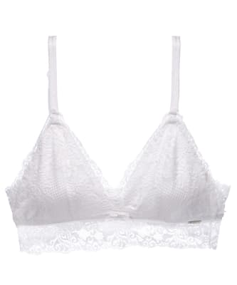 Bralette sin copas ni aros Blanco