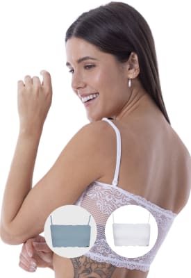 Pack Top Strapless Encaje
