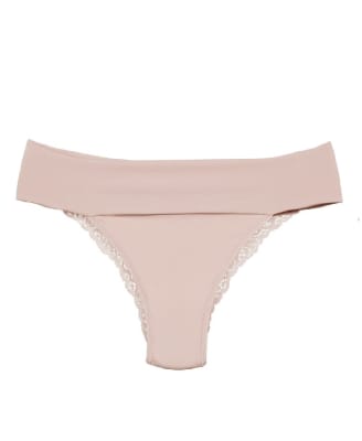 Bikini dobles en cintura y encaje Palo de Rosa
