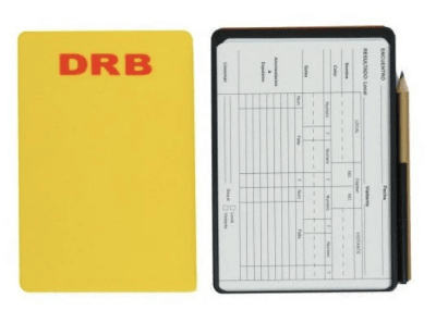 TARJETA ARBITRO DRB1