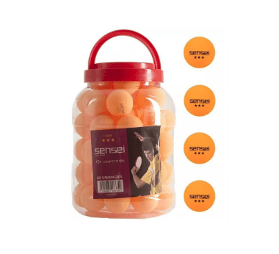 TARRO PELOTAS PING PONG SENSEI 60 UN2
