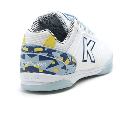 ZAPATILLA FUTSAL PRECISION BLANCO CELESTE3