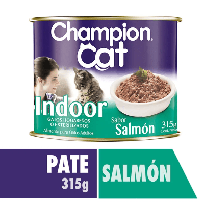 Champion Cat Lata Indoor Salmón 315gr