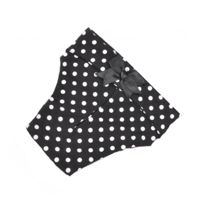 CALZON CELO PERROS NEGRO/LUNARES - TALLA 5 (40 CM)