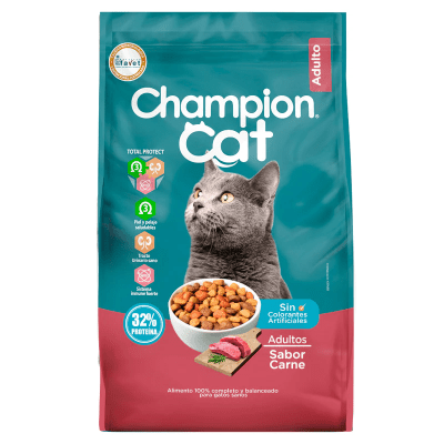 Alimento Gato Adulto Champion Cat Carne 3 Kg