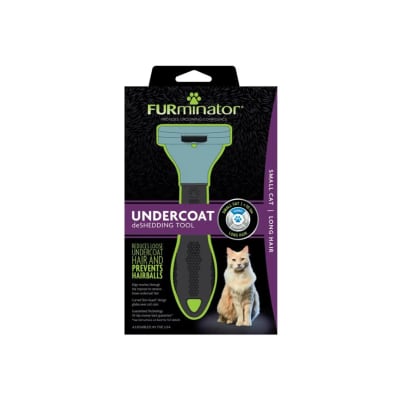 FURminator LONG HAIR deShedding Tools FOR CAT, SM