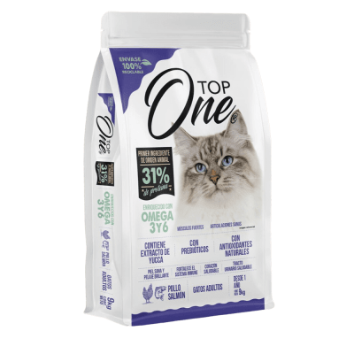 TOP ONE GATO ADULTO 9 KG