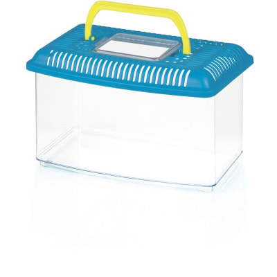 ACUARIO PLASTICO CON TECHO - M