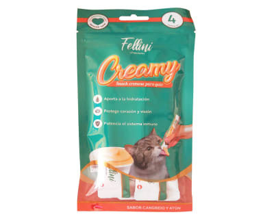 FELLINNI SNACK CREAMY CANGREJO Y ATUN 60 GR