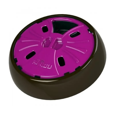 COMEDERO INTERACTIVO REDONDO MARRON/ROSADO PERROS