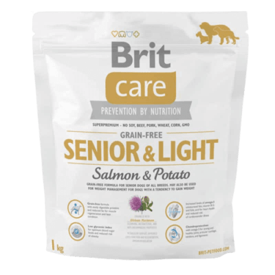 Brit Care Gf Senior & Light Salmon 1Kg