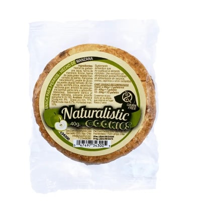 GALLETON GRAIN FREE MANZANA, 40 GR