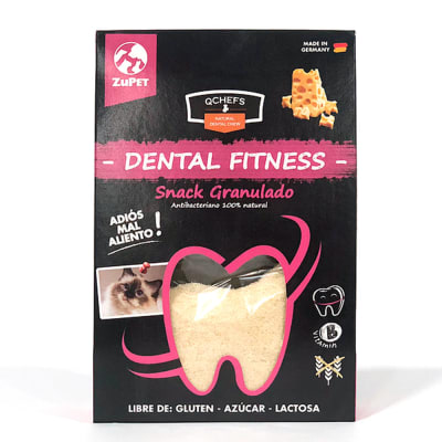 QCHEFS DENTAL SNACK GRANULADO GATO (80 GR)