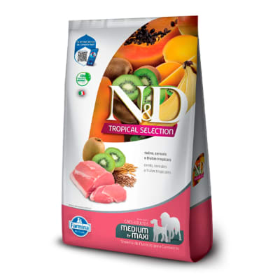 N&D TROPICAL SELECTION PERRO ADULTO MEDIANO / GRANDE CERDO 10,2 KG