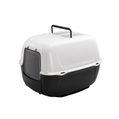 FP BAÑO SANITARIO, HOME PRIMA, 39.5x52.5x38 cm, NEGRO/BLA
