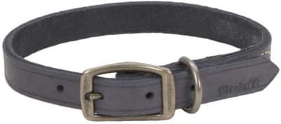 COASTAL CIRCLE-T COLLAR CUERO RUSTICO GRIS 55 CM