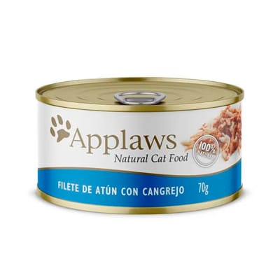 APPLAWS GATO FILETE DE ATUN-CANGREJO CON CALDITO 70 GR