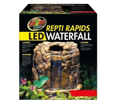 MED ROCK WATERFALL W/LED