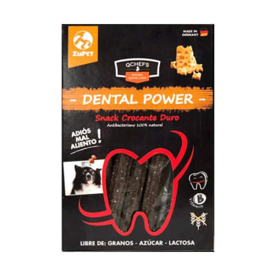 QCHEFS DENTAL SNACK CROCANTE DURO PERRO (72 GR)