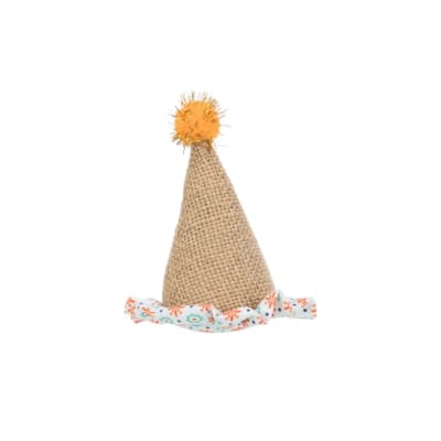 TX JUGUETE GATO SOMBRERO JUTE, 9 cm
