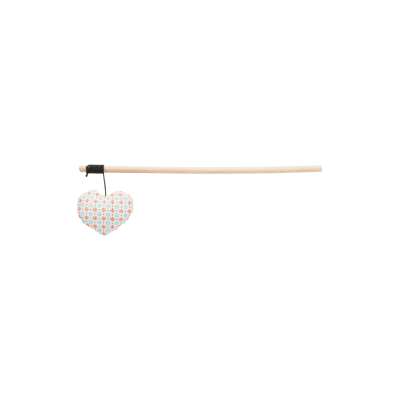 TX VARITA GATO CON CORAZON C/CATNIP, 35 cm