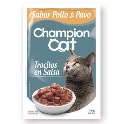 Champion Cat Pouch Pollo y Pavo 100g