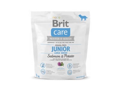 Brit Care Gf Junior Large Breed Salmon 1Kg