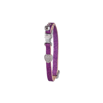 TX COLLAR GATO NYLON CIERRE METAL C/CASCABEL, COLORES