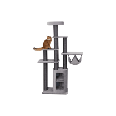 TX POSTE RASCADOR CESARE, 186 cm, GRIS