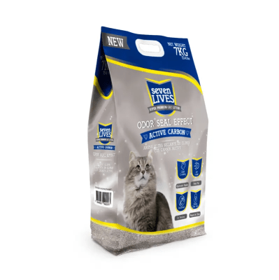 SEVEN LIVES ODOR SEAL EFFECT WITH ACTIVE CARBON 7 KG