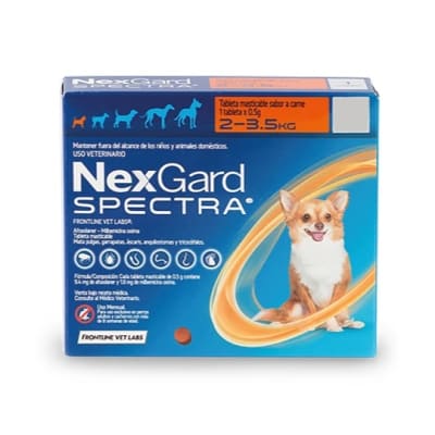 NEXGARD SPECTRA 2 - 3,5 KG 3 COMPRIMIDO