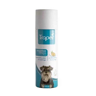 TRAPER SHAMPOO PERROS ESPUMA SECA 170 ML