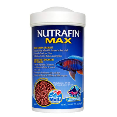 NUTRAFIN MAX PELLET MEDIANO PECES CICLIDOS 220G