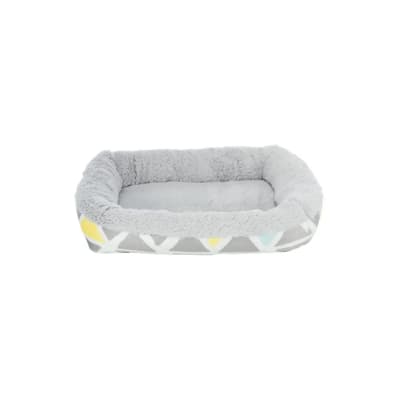 TX CAMA RECTANGULAR DE FELPA PEQ ANIMALES, 38x7x25 cm