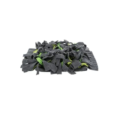 TX ALFOMBRA OLFATIVA PEQ ANIMALES, 27x20 cm, GRIS/VERDE