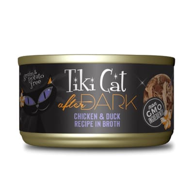 TIKI CAT AFTER DARK CHICKEN Y DUCK WET FOOD, 80 GR
