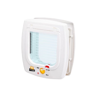 Fp Puerta P/Mascotas, Swing 5 Tunnel, 22.5X9.6X25.2H, Blanco