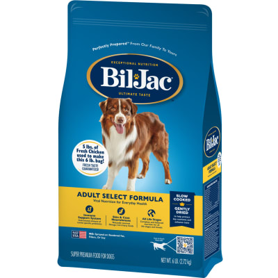 BIL-JAC SELECT DOG FOOD 2,72 KG
