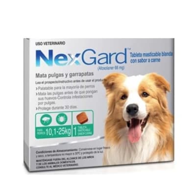 NEXGARD 10 - 25 KG 1 COMPRIMIDO