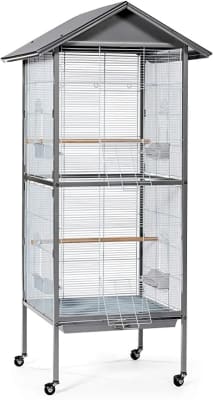 AVIARIO JAULA DE VUELO (79X76X168 CM)