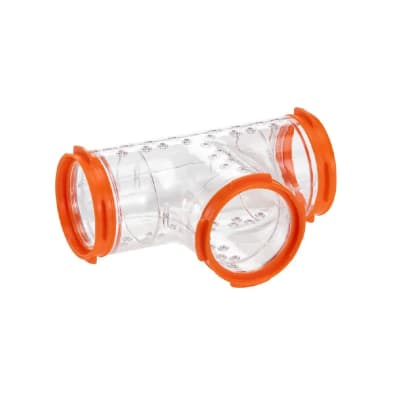 Fp Tubo Para Hamster En Forma De T, 14X10H cm /6 cm diam